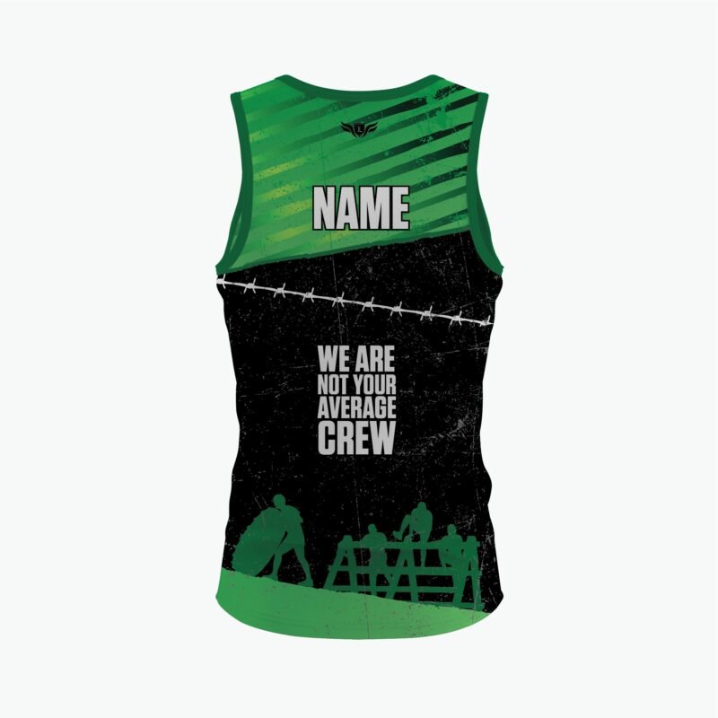 NYAC Fitness x LEGENDBORNE Men's Sleeveless OCR Jersey Back view