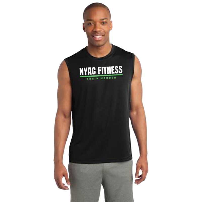 NYAC Fitness Men’s Sport-Tek PosiCharge® Sleeveless Shirt - Image 2