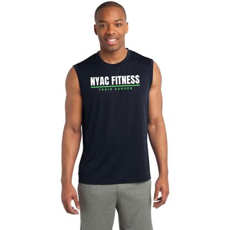 NYAC Fitness Men’s Sport-Tek PosiCharge® Sleeveless Shirt - Image 3